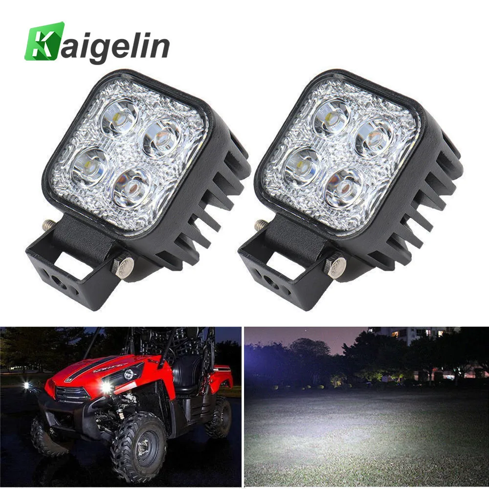 [2 pcs/lot] 12W LED Car Lights Spotlight Waterproof LED 12V Car Work