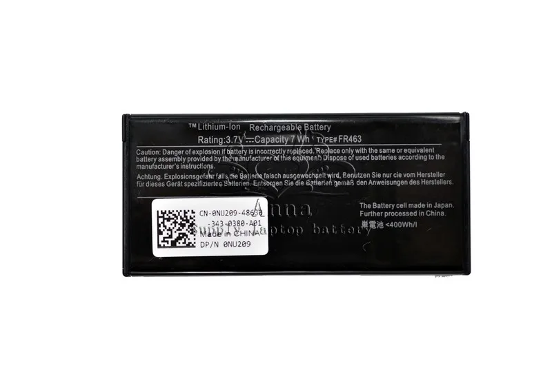 Оригинальный аккумулятор JIGU 0NU209 312 0448 FR463 UF302 для ноутбука Dell Perc 5i 6i Poweredge 1950 2900 2950
