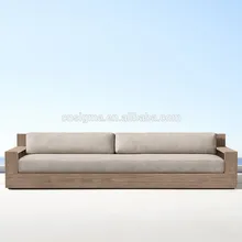 Открытый внутренний дворик тиковое дерево открытый сад 10" из тикового дерева классический диван мебель