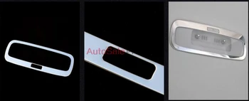 

Car Styling Stainless steel matt Rear Sunroof Dome Light Lamp Frame Cover Trim 1pcs for Skoda Octavia MK3 A7 2015 2016