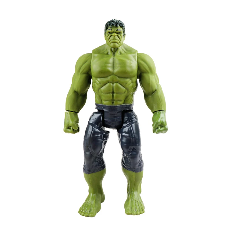 hulk no box 30 см Marvel Мстители игрушки танос Халк Бастер человек паук Железный человек Капитан Америка Тор Росомаха Черная пантера фигурка куклы - Цвет: hulk no box