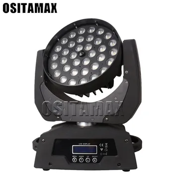 

free shipping LED Zoom Moving Head 36X10W 36X15W 36X18W Zoom Wash Light 4IN1 5IN1 6IN1 RGBWA UV for DJ Disco Party