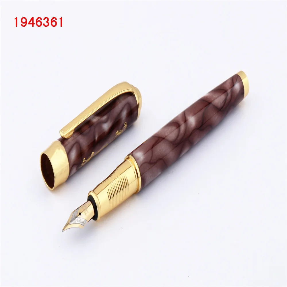 

luxury quality 301 Grey Business Office School Medium Gold nib Fountain Pens New