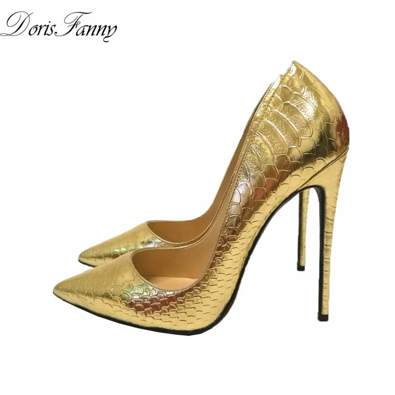 DorisFanny-2017-party-gold-wedding-shoes-women-pointed-toe-sexy-high-heels-pumps-large-small-size