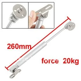 

90mm Stroke 20kg Force Lift Support Auto Gas Spring Silver Tone