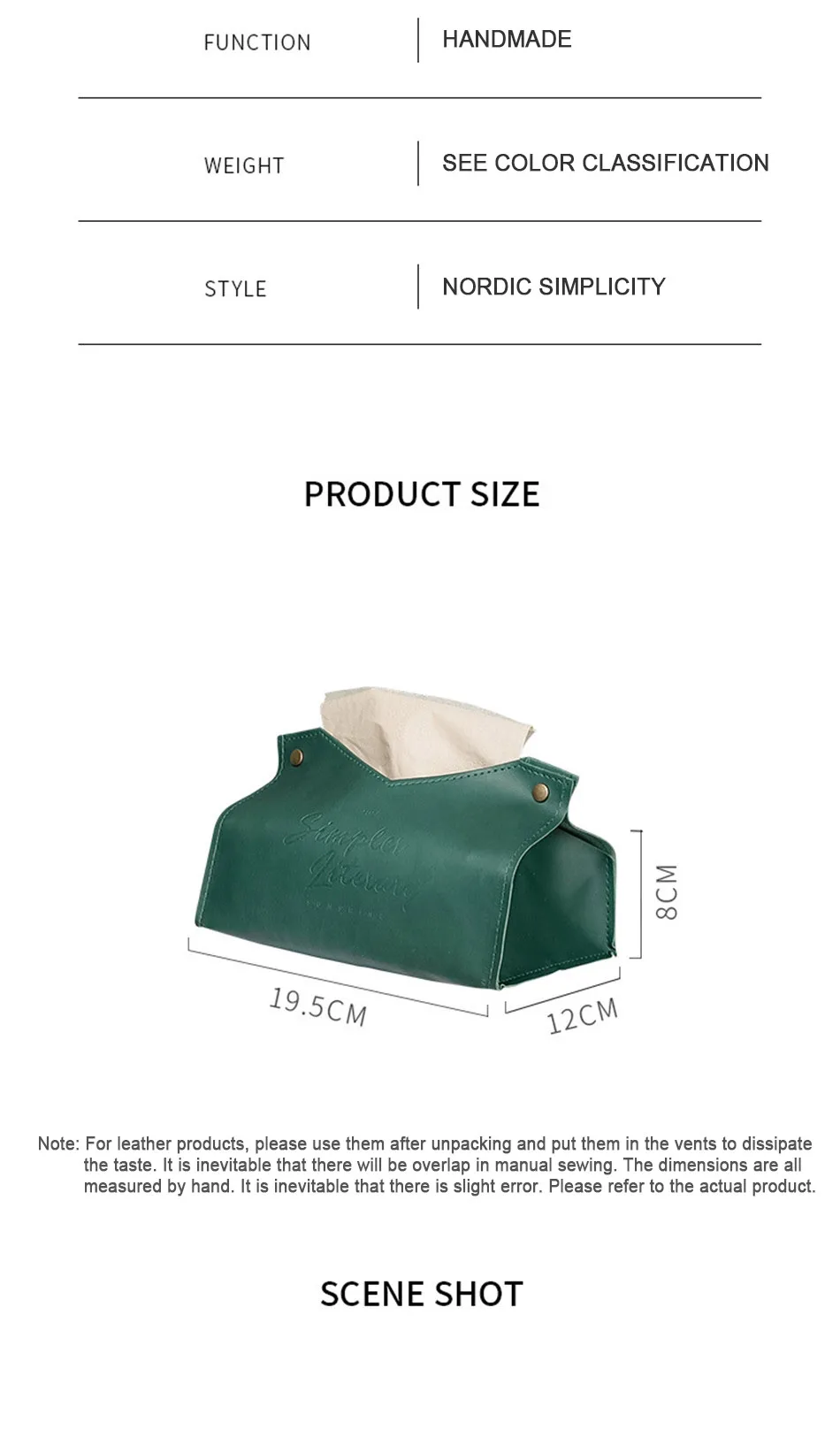 Роскошный полиуретановая кожа Чехол почтовый ящик шаблон складной держатель для салфеток для автомобиля Дома кухни бумажный контейнер для хранения