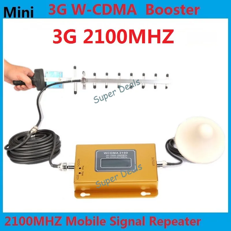 

Full Set LCD display 75db Mini 3G UMTS WCDMA 2100Mhz Repeater Cell Phone 3G Signal Booster WCDMA Signal Repeater Amplifier
