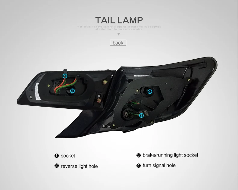 Flash Deal Vland Car Styling Taillight For Camry 2012-2014 Led Tail Light Car Light Assembly Rear Lamp 6 Flash Deal Vland Car Styling Taillight For Camry 2012-2014 Led Tail Light Car Light Assembly Rear Lamp 6