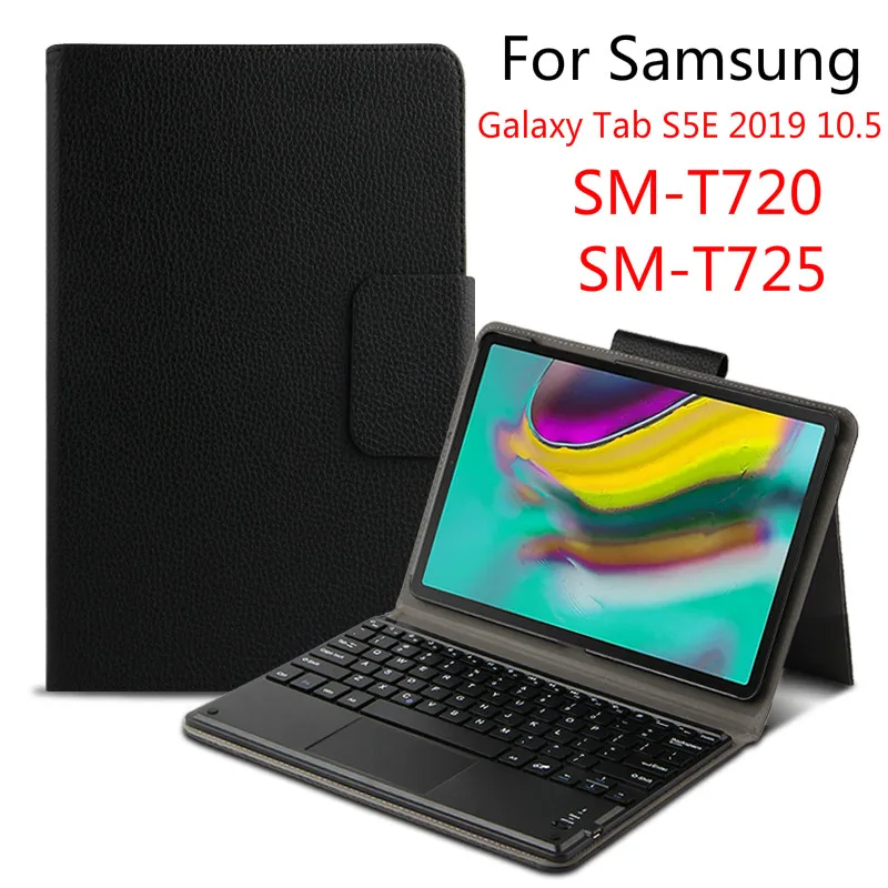 

For Samsung Galaxy Tab S5E 10.5 Wireless Bluetooth Keyboard case For T720 T725 SM-T720 SM-T725 PU Leather stand Cover Funda +Pen