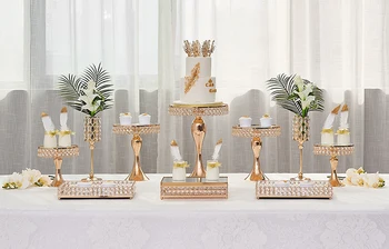 

3pcs cake decorating metal cake stand baking accessories wedding tall cake centerpieces stand cupcake stand fondant macaron rack