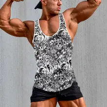 Высококачественная Мужская Облегающая майка, футболка в рубчик без рукавов, для тренажерного зала, модная футболка