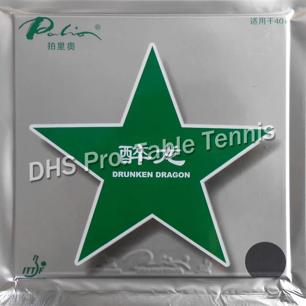 Palio Пьяный Дракон 40 + (липкий) пунктов-в настольный теннис/пинг-понга резины с GL большие поры губки (2,2 мм)
