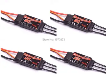 

4pcs/lot SimonK 20A Brushless ESC 20A Simonk Electronic Speed Controller for RC Quad Multicopter