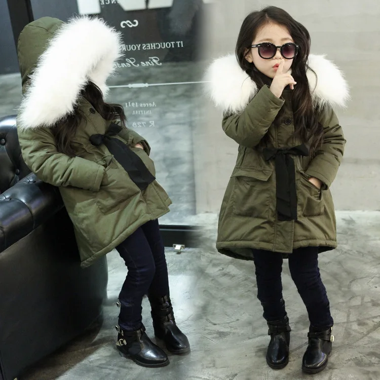 

Boys Girls Hooded Coat Spring Winter Kids Windbreaker For Girl Boy Plus Thicken Fleece Velvet Outerwear Children Clothes 2019