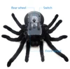 Electronic pet Remote Control Simulation tarantula Eyes Shine smart black Spider 4Ch Halloween RC Tricky Prank Scary Toy gift 3