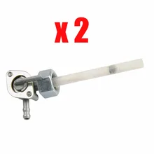 

2X Gas Petrol Fuel Tank Switch Tap Petcock Valve Fo Quad Dirt Pit Trail Bike ATV TD