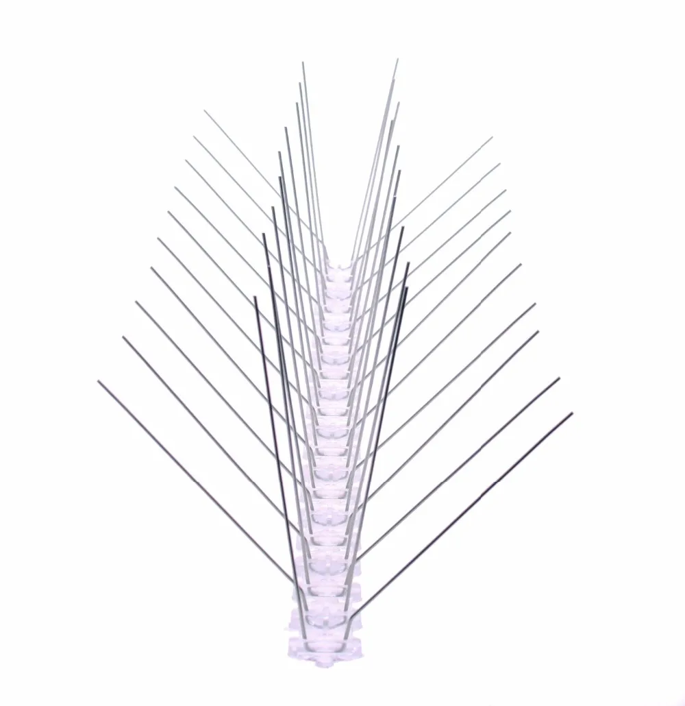 Птица репеллент птиц Spike-50cm S304 Нержавеющая сталь шипы для птиц-stop голубей и птиц от посадки, матрешки, набор из 2 предметов