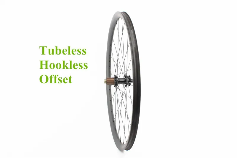 Sale FS29C/T-28-28 Offset MTB carbon wheels 29er hookless MTB bike wheels 28W * 28D XC Asymmetric Farsports MTB rims + Bitex 401 hub 5