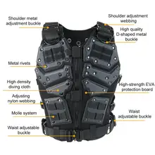 Жилета вентиляторов армии на открытом воздухе игра жилет специальный полицейский тактический жилет SWAT силы боевой тренировочный жилет