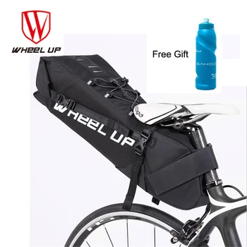 

WHEEL UP 2018 Newest 10L Rain Bike Bag Bicycle Saddle Bag Cycling Mountain Bike Back Seat Rear Bag Bike Accessories