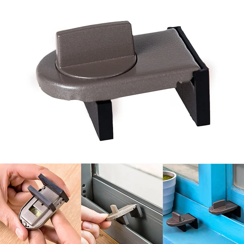 Trượt Tất Chặn Tủ Khóa Dây Cửa An Ninh Chống Trộm Cửa Sổ Cửa Bé Trẻ Em An Toàn Cửa Khóa BS|Ổ Khóa| - AliExpress