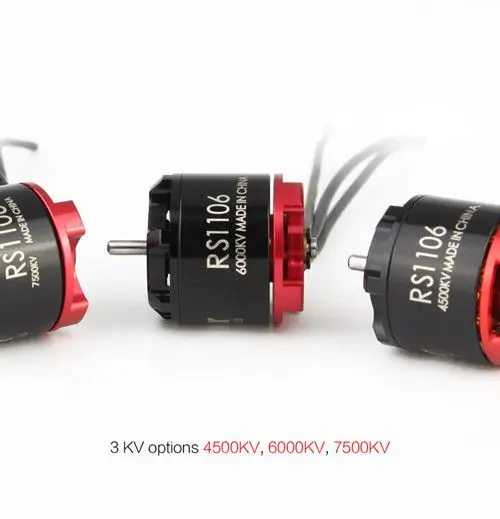 

EMAX RS1106 6000KV Micro Brushless Motor CW Thread for FPV Racer