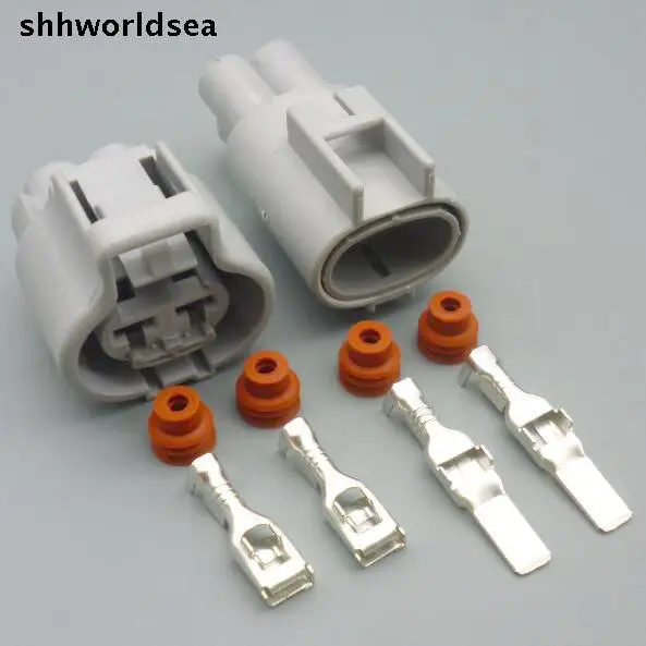 Комплект shhworldsea 5/30/100 комплектов 2-контактный 4 8 мм автоматический