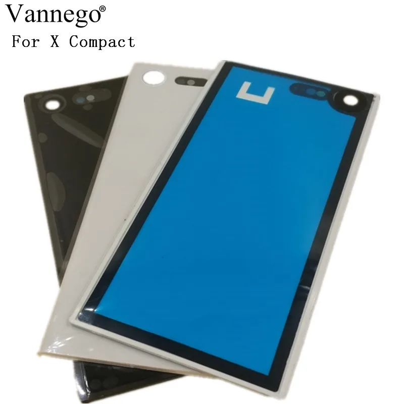 

Vannego Battery cover for Sony Xperia X Compact F5321 Back Cover battery Housing Door Case Replacement Parts with logo