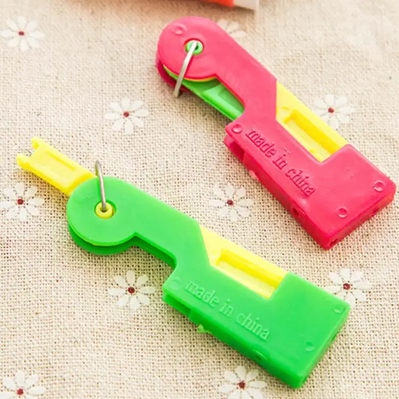 

Automatic Threader Easy Sewing Needle Device For Elderly Housewife Use Thread Guide Tool AI88