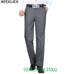 Большие размеры 8XL 9XL 10XL костюм брюки мужские большие размеры классические повседневные брюки летние деловые официальные офисные прямые