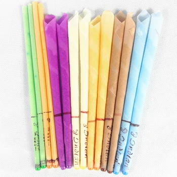 

10pcs Auricular Candle Therapy Aromatherapy Indian Ear Candle Beeswax Ear Therapy Straight Bell trumpet Shape Type With Earplugs