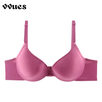 

VVUES Bra Bralette 2019 Plus Size Push Up Simple Bra Soft Seamless One-piece Bra Smooth Full Cup Ladies Lingerie Underwear