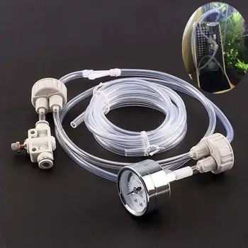 

Aquarium DIY CO2 Generator System Kit With Pressure Air Flow Adjustment Water Plant Fish Aquarium Co2 Valve Diffuser