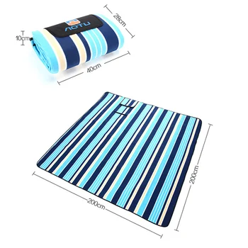 

Large Thickened Outdoor Picnic Blanket Outdoor Handy Mat Tote The Beach Camping Mats Mattress Mold/Mildew Resistant 200x200CM