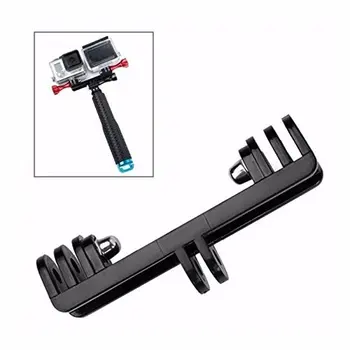 

Dual Flash Bracket Tripod Mount with 2pcs Long Screw and Quick Release Buckle for Gopro SJCAM Xiaomi Yi Action Camera and Underw