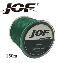 JOF Fly Fishing Line PE 4 нити 150 м 8L-100LB прочная леска 150 м гладкая многослойная леска шнур рыболовные аксессуары