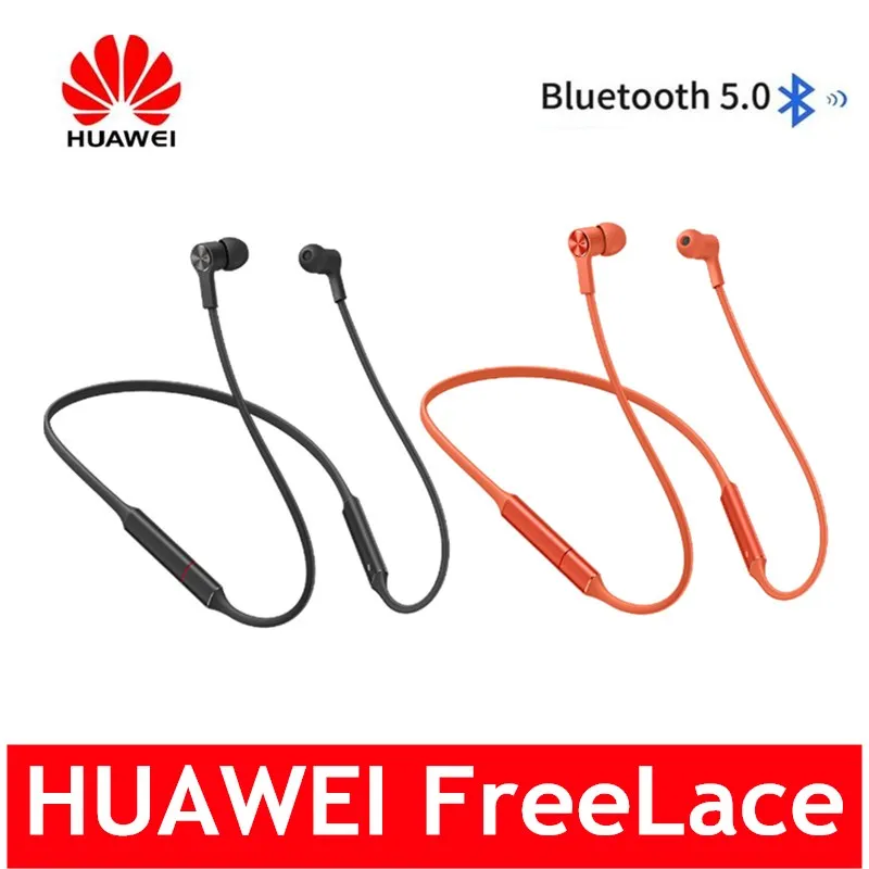 

HUAWEI FreeLace Bluetooth 5.0 Wireless Earphone IP55 Waterproof Magnet Switch Long Service Time Sports Headset Fast Charging