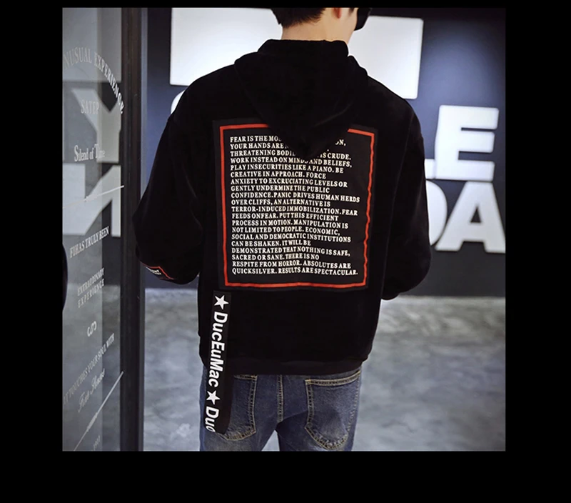 Harajuku Hoodie Street Hip Hop High Fashion Rock   (18)