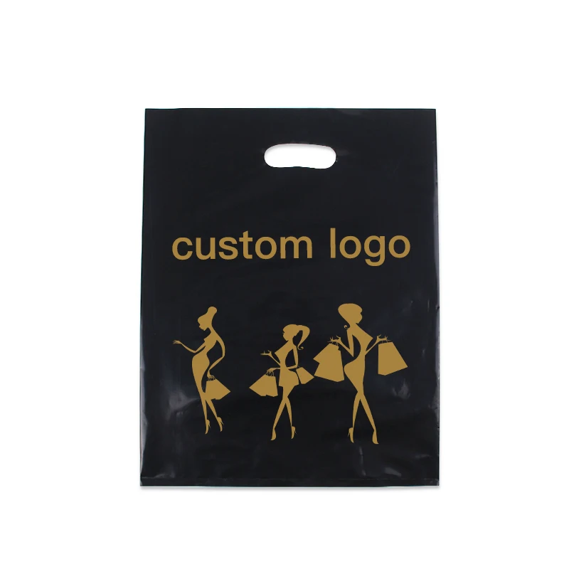 Wholesale Customize logo Plastic Bags Shopping Jewelry Packaging Bags