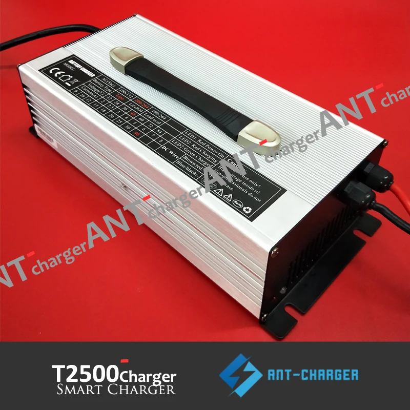 T2500 24V70A maintenance-free lead-acid battery charger 24V 70A GEL AGM battery charger 2500W (2)