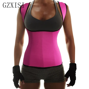 

Good Quality Women Neoprene Body Shaper Slimming Waist Slim Belt Vests Postpartum Tummy Trimmer Body Fat Burne Top Corsets