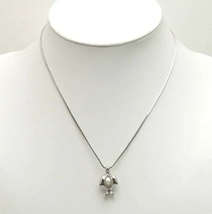 Qingmos Wish Pearl 10 коробок микс ожерелье для женщин натуральная устричная чокер с цепочкой жемчужное ожерелье Подарочный набор who133