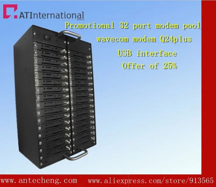 

32 port modem pool wavecom gsm modem 24plus