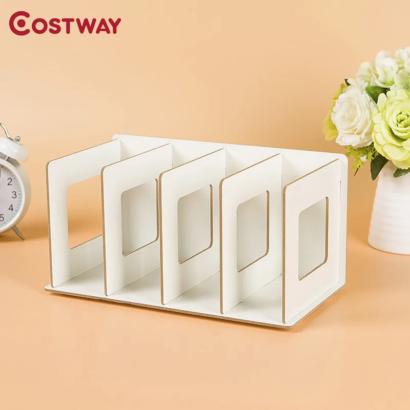 cheap COSTWAY Bookshelf Storage Shelve for books CD Rack book rack Bookcase for home furniture Boekenkast Librero estanteria kitaplik