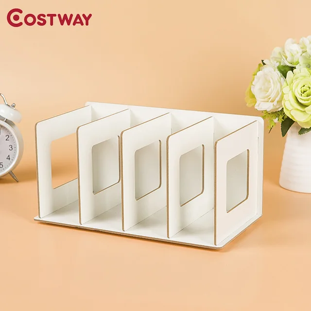 COSTWAY Simple Bookshelves DIY CD Racks Wooden DVD Racks Dormitory ... COSTWAY Simple Bookshelves DIY CD Racks Wooden DVD Racks Dormitory ...