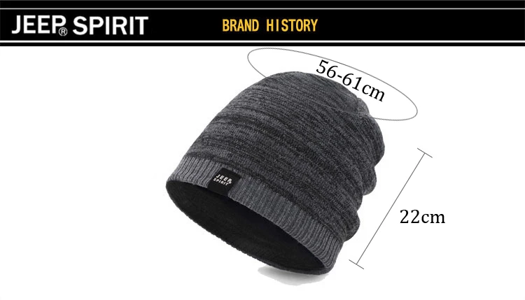 JEEP SPIRIT Beanie шапка мужская шапка женская шапка осенние зимние, вязаные, теплые кепки Унисекс Женская шапка invierno hombre Женская шляпка