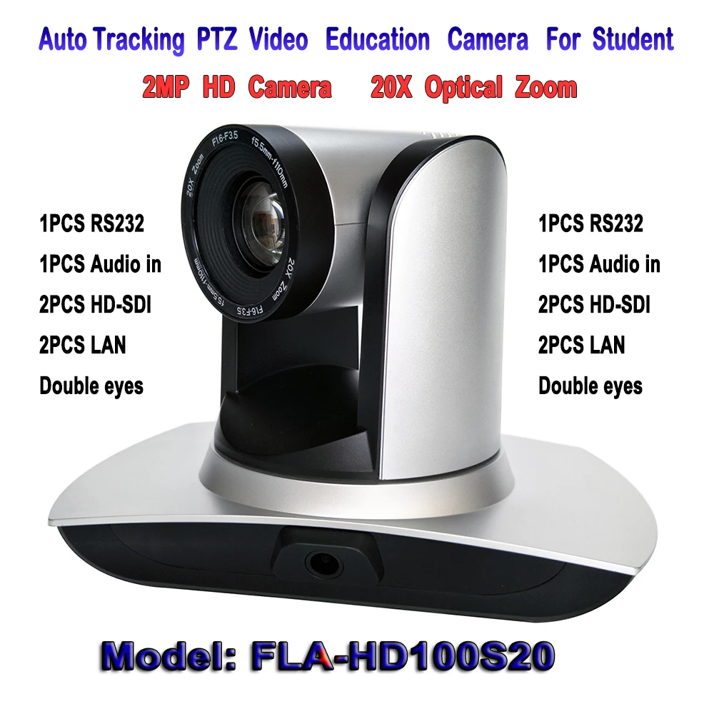 Education auto tracking font b Camera b font 20X Zoom 2MP 1080P 60fps PTZ Video Learning