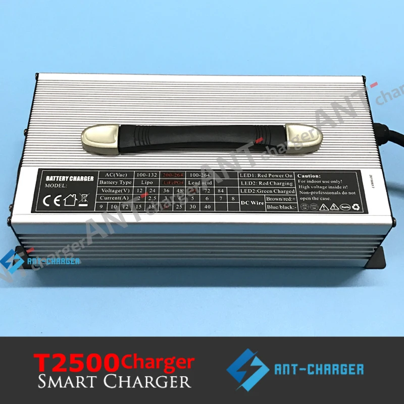 Customized 2500W 24V 70A Automatic Intelligent Battery Charger 24V70A Maintenance-free Lead Acid Battery Charger with Overcharge Protection (3)