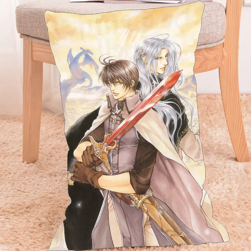 Manga Ayano Yamane BL Yaoi Crimson Spell Square Pillow Case Cover 40cm