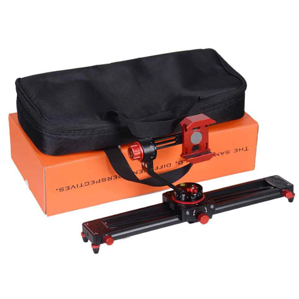 Tabletop 13.7inch Mini Camera/Phone Slider With Track Dolly Rail System for SmartPhone DSLR Mirrorless Camera Photography Studio